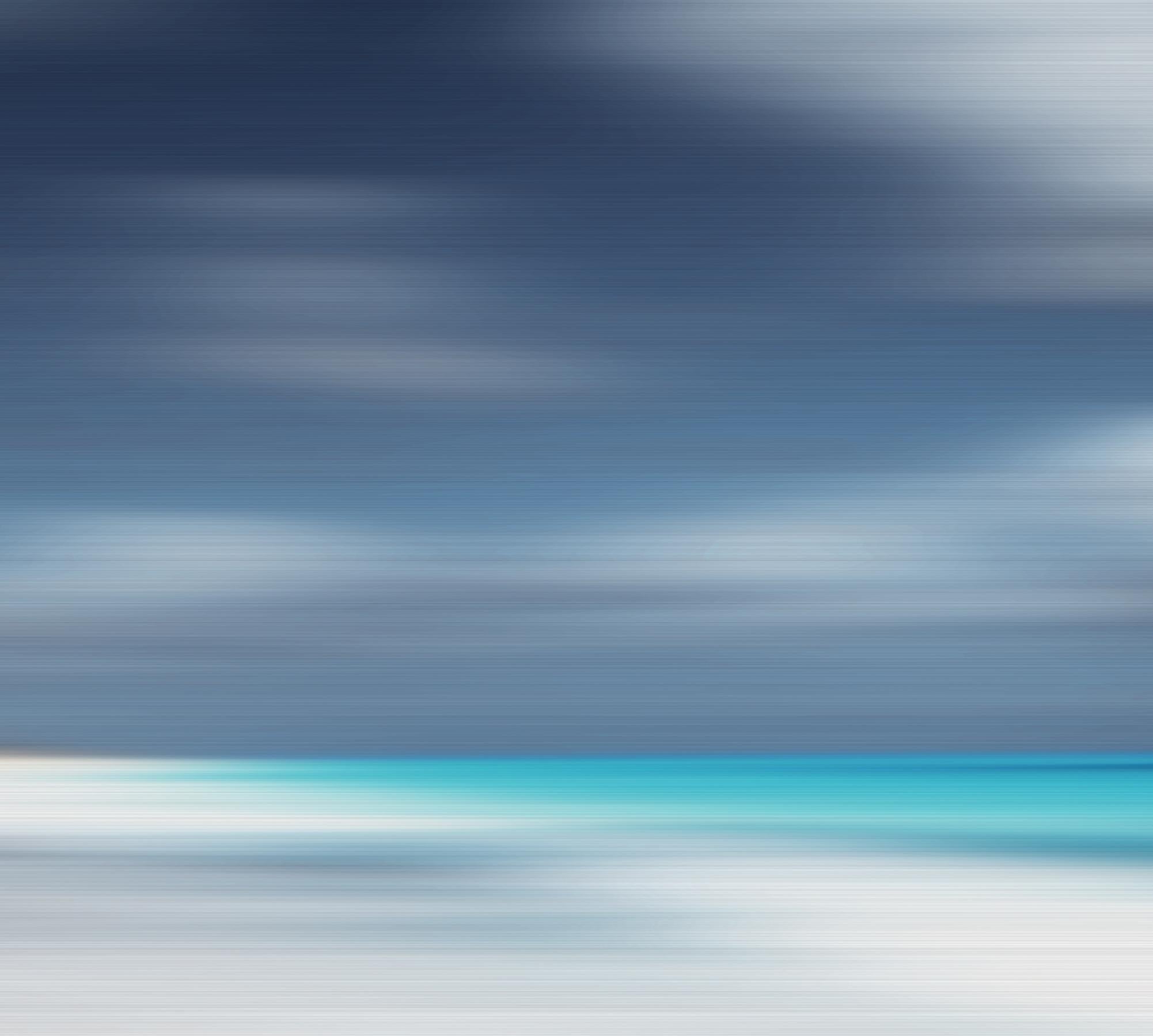 Cerulean - nature, contemporary, abstracted landscape, photography on dibond - Contemporary Photograph by Etienne Labbe