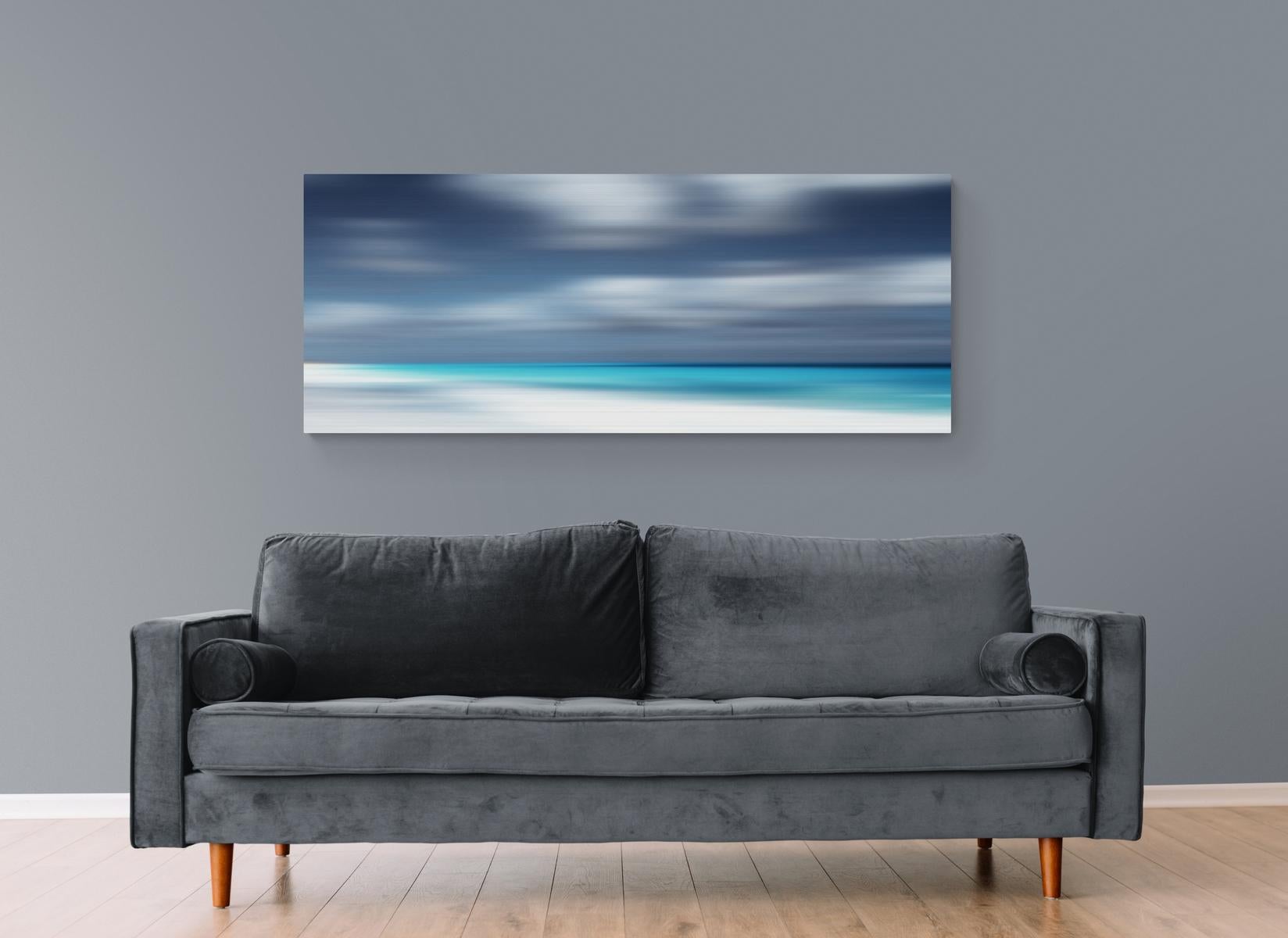 Cerulean - nature, contemporary, abstracted landscape, photography on dibond For Sale 1