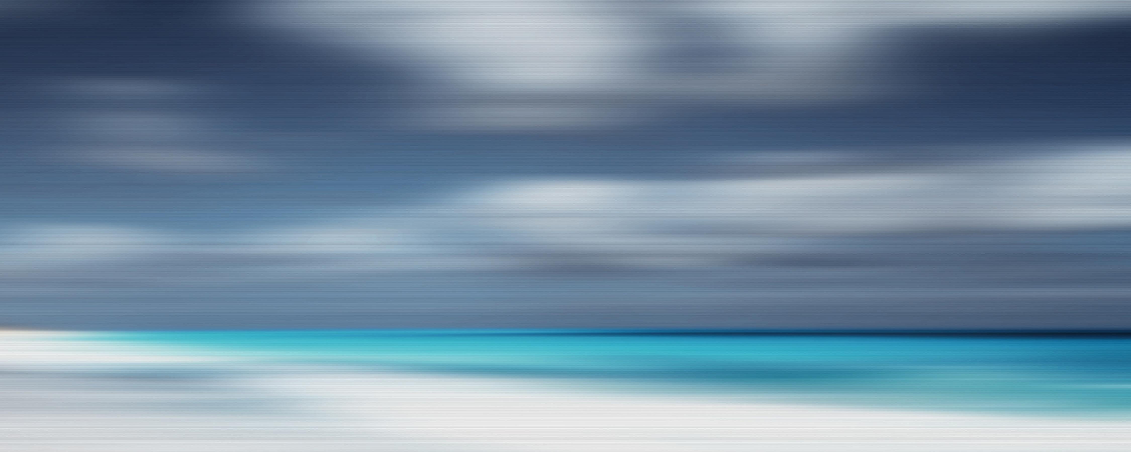 Etienne Labbe Color Photograph - Cerulean - nature, contemporary, abstracted landscape, photography on dibond