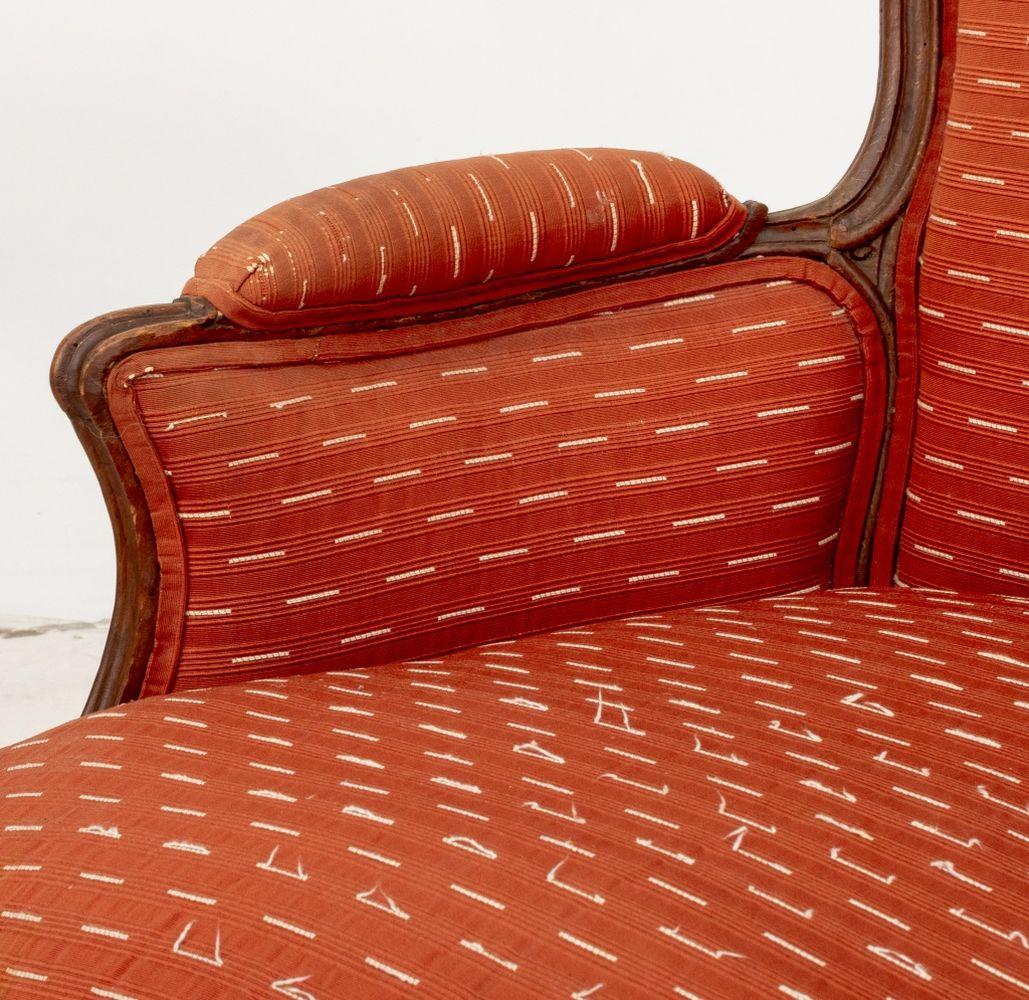 Par de Bergeres Luis XV de Madera de Haya Etienne Meunier Tapicería en venta