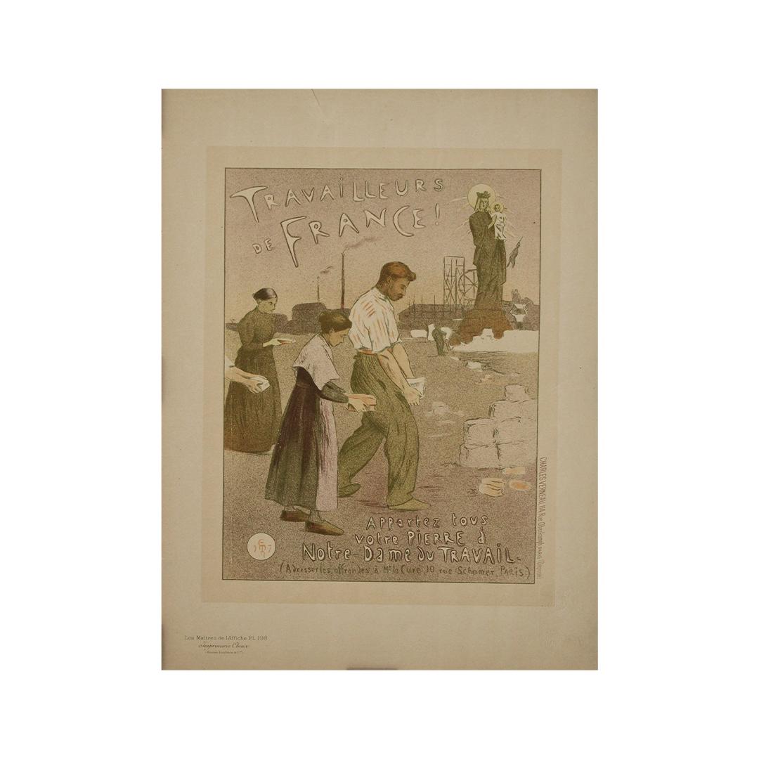 1898 Original lithograph by Étienne Moreau-Nélaton - Les Maîtres de l’Affiche For Sale 1