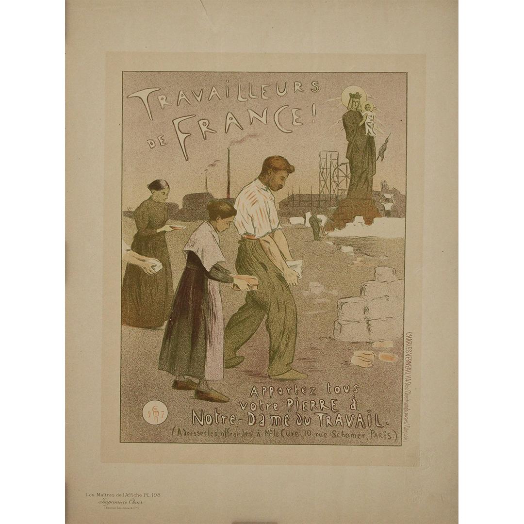 1898 Original lithograph by Étienne Moreau-Nélaton - Les Maîtres de l’Affiche