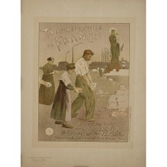 1898 Original lithograph by Étienne Moreau-Nélaton - Les Maîtres de l’Affiche
