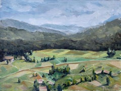 Schauinsland-Overlook, Gemälde, Öl auf Leinwand