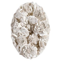 Etienne Pottier, Oval Wall-mounted Glazed Ceramic Sculpture, France, 2025