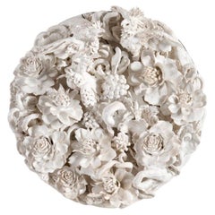 Etienne Pottier, Round Wall-mounted Glazed Ceramic Sculpture, France, 2025