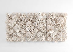 Wandmontiertes Triptychon aus glasierter Keramik von Etienne Pottier, Frankreich, 2024