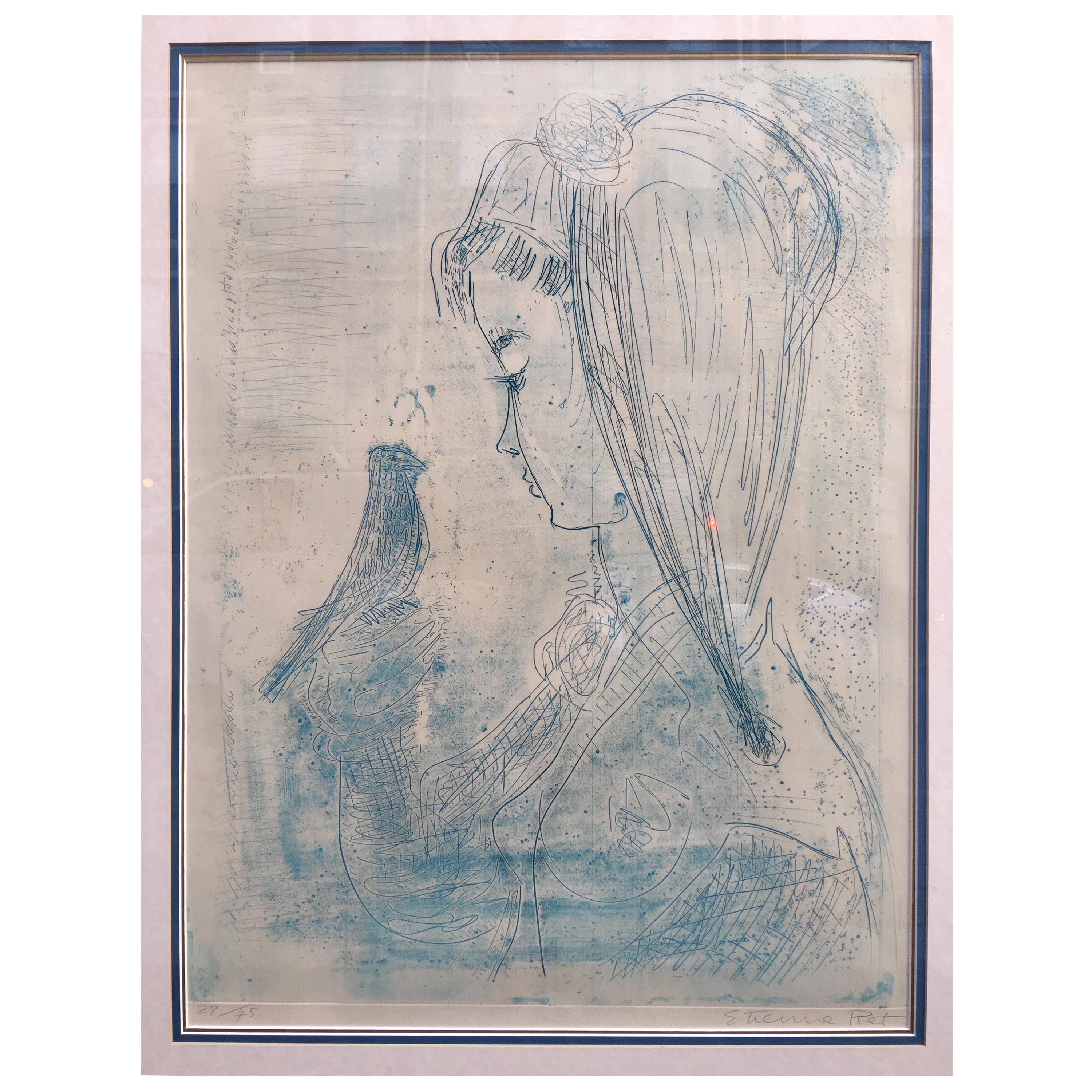 Etienne Ret Signed and Numbered Lithograph 28/75