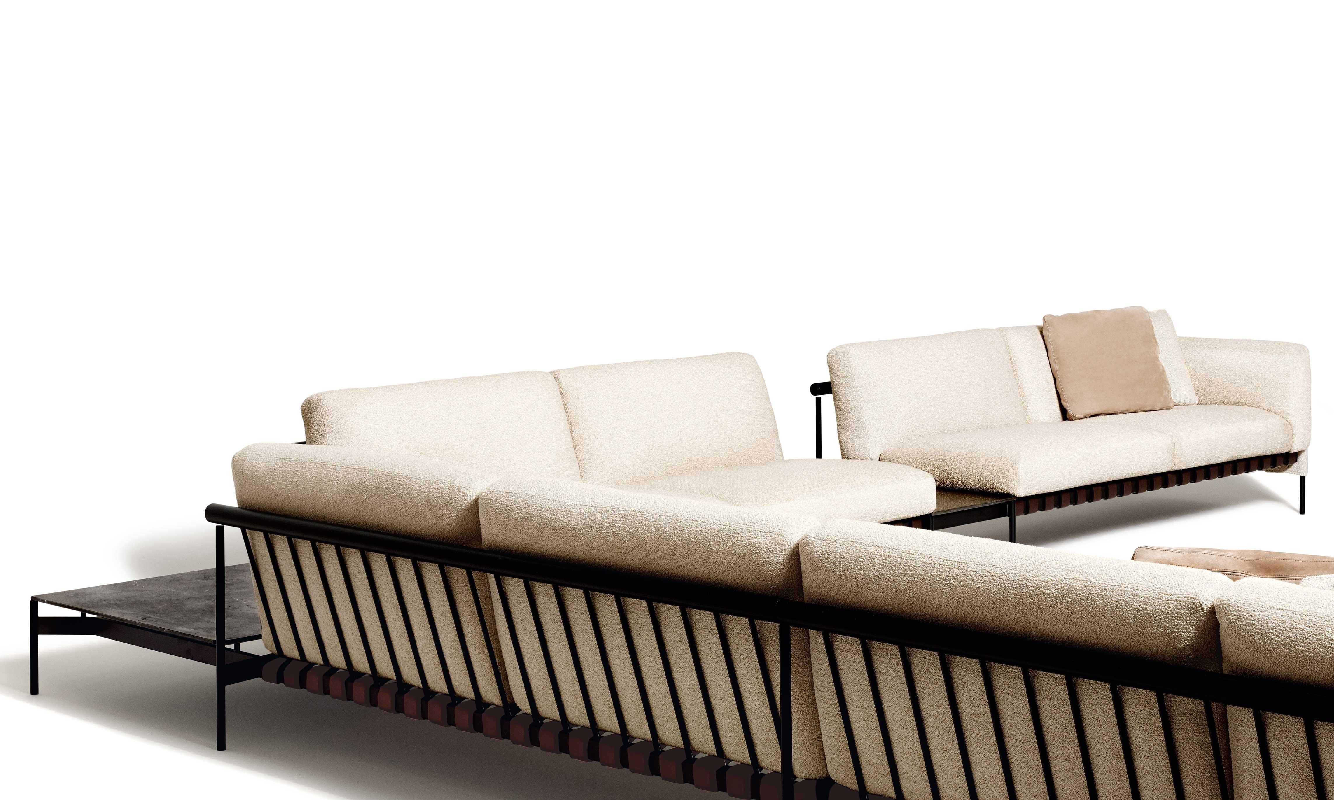 Contemporary Étiquette, Scandinavian-inspired Modern Sofa For Sale