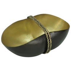Etna Bowl in Antique Brass by CuratedKravet