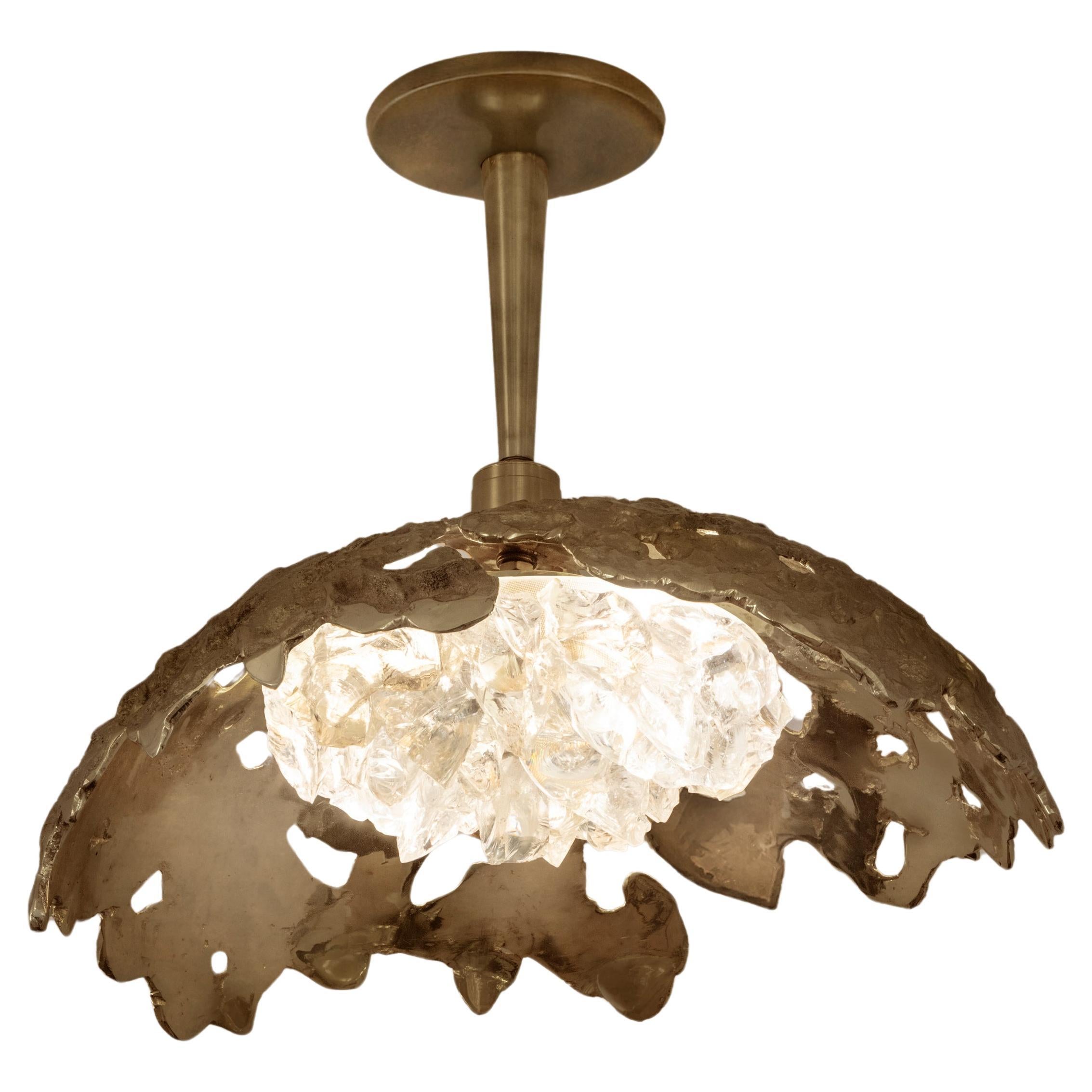 Etna N. 15 Ceiling Light by Gaspare Asaro-Bronze Finish For Sale