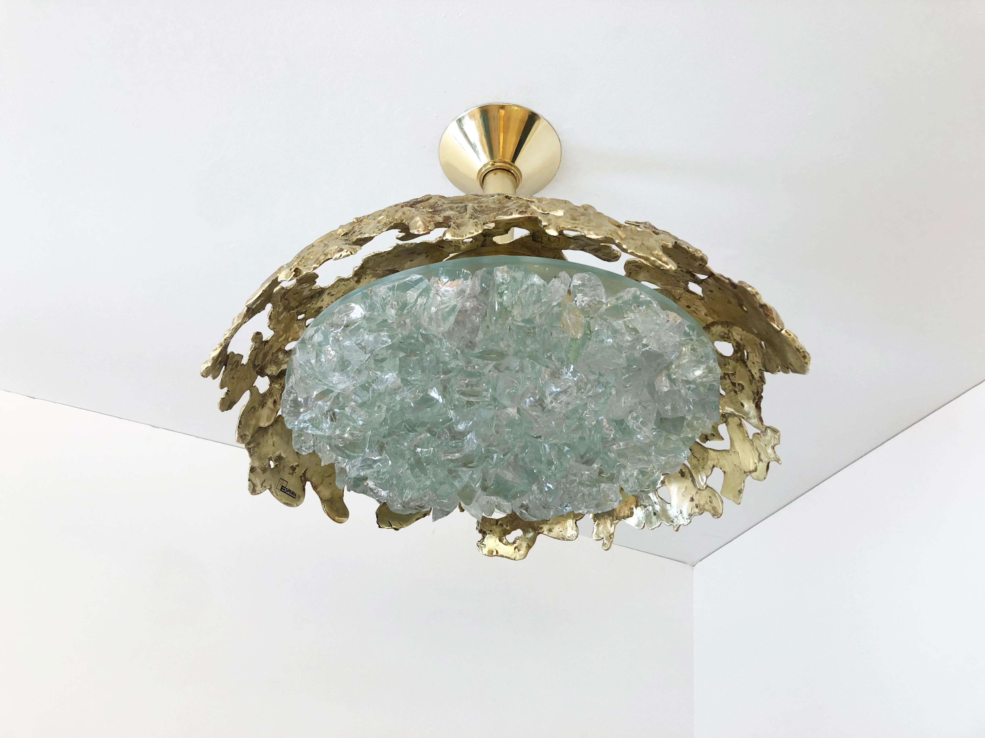 Etna N.21 Ceiling Light by Gaspare Asaro In New Condition For Sale In New York, NY