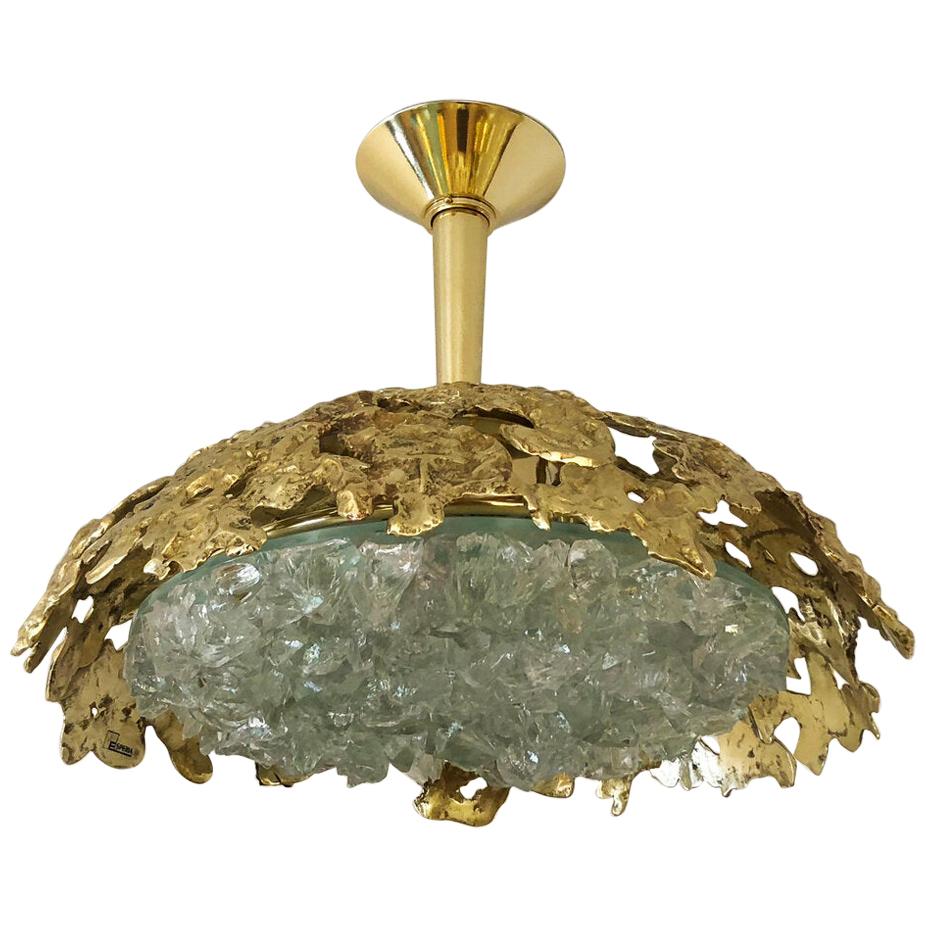 Yellow (POLISHED BRASS) Etna N.21 Ceiling Light by Form A