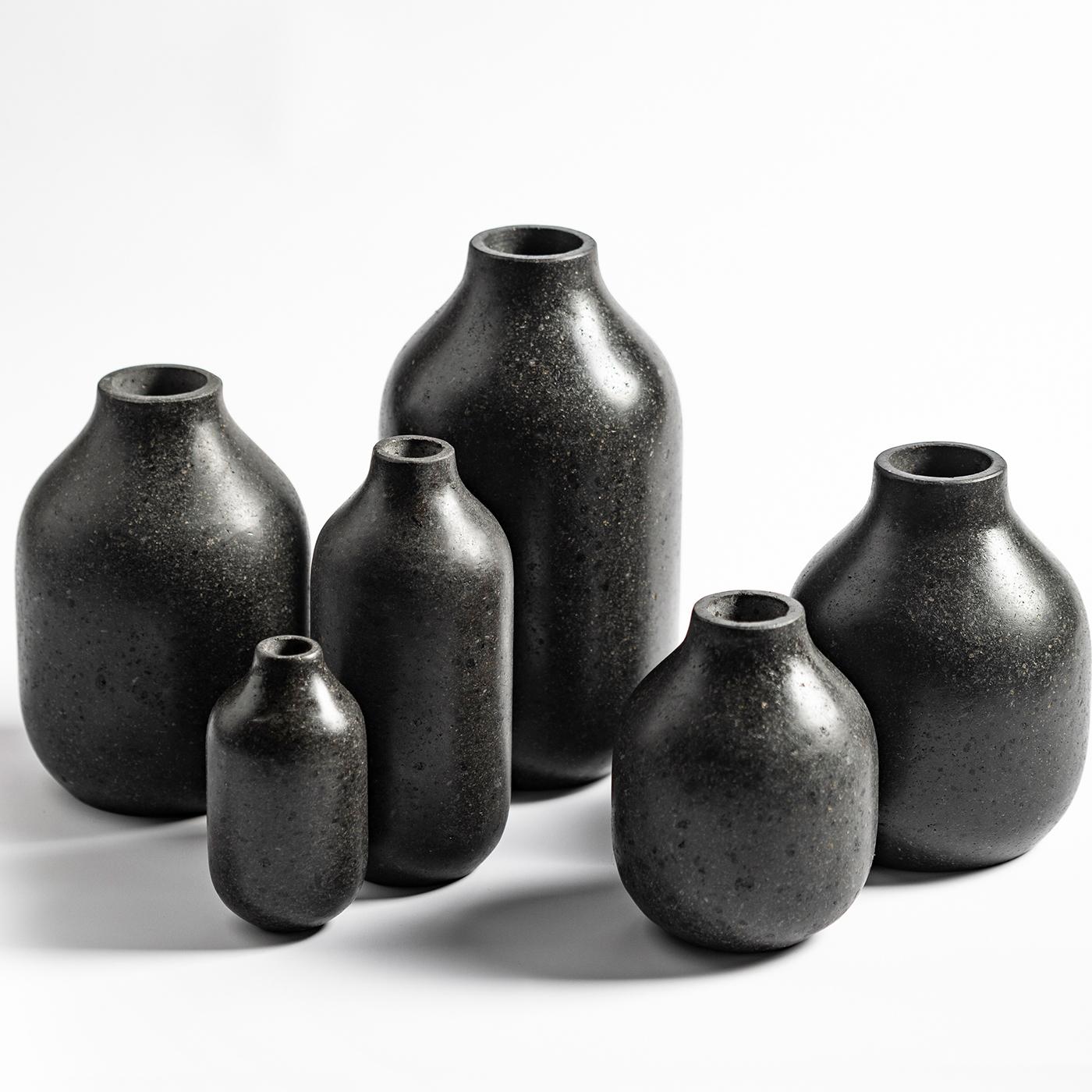 Italian Etna Vases #2 Set of 6 by Martinelli Venezia Studio For Sale