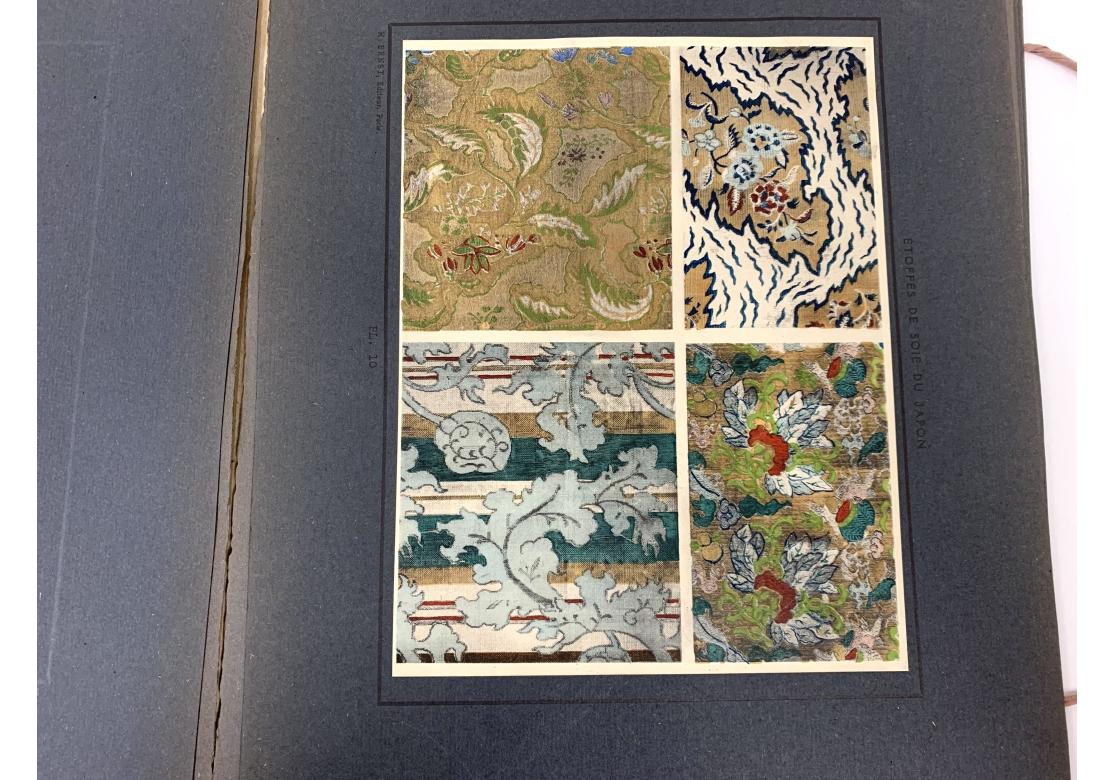 French Etoffes De Soie Du Japon Published Henri Ernst Plus Other Loose Plates For Sale