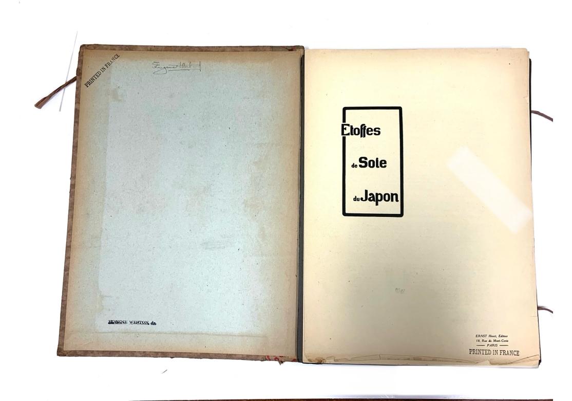 Etoffes De Soie Du Japon Published Henri Ernst Plus Other Loose Plates For Sale 1