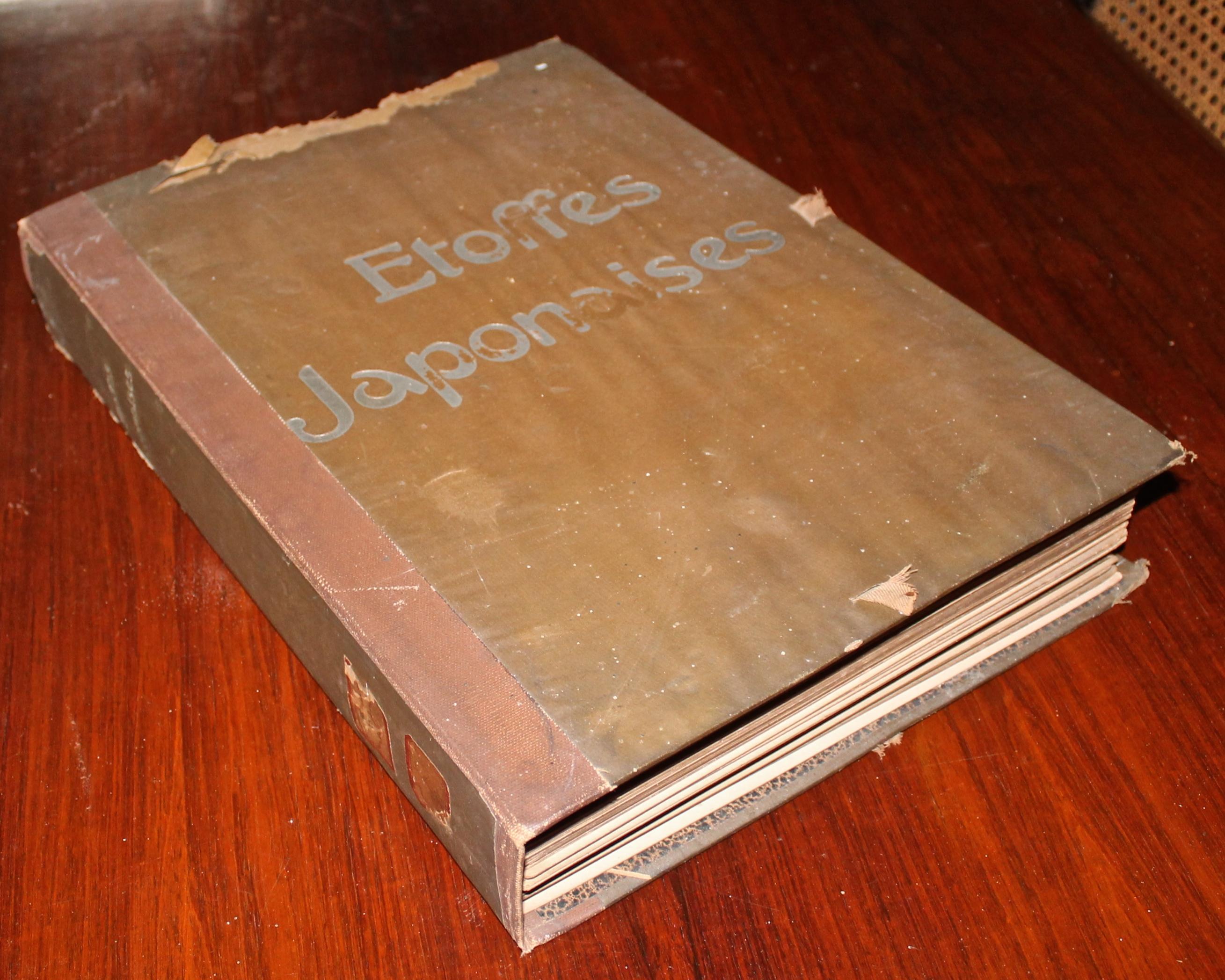 Etoffes Japonaises 'Tissues Et Brochees' Complete Folio of Fabric Designs For Sale