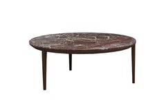 SP01 Etoile Coffee Table in Green Verde Guatemala Marble, Made in Italy