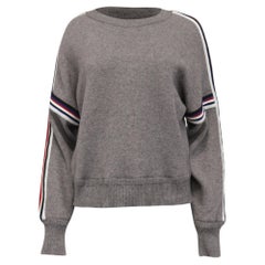 Jersey corto oversize «Étoile Isabel Marant Kao» de algodón gris
