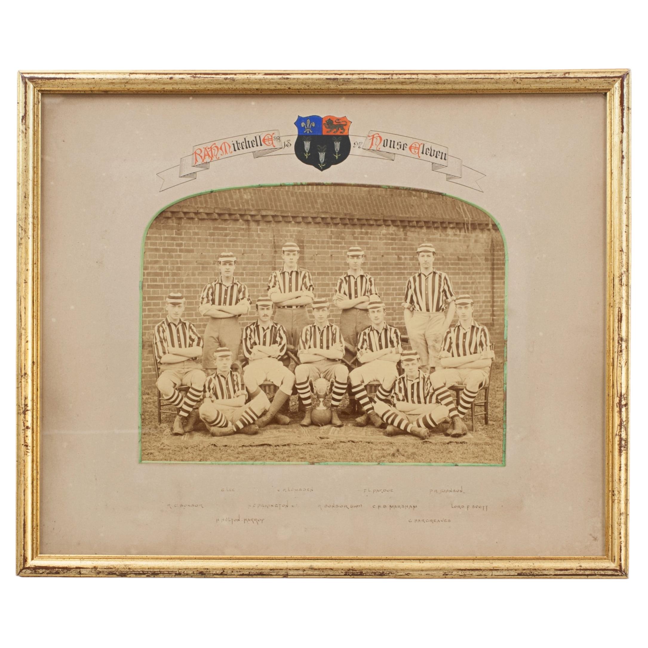 Eton Field Game Team Photograph Mitchell's House Eleven 1897