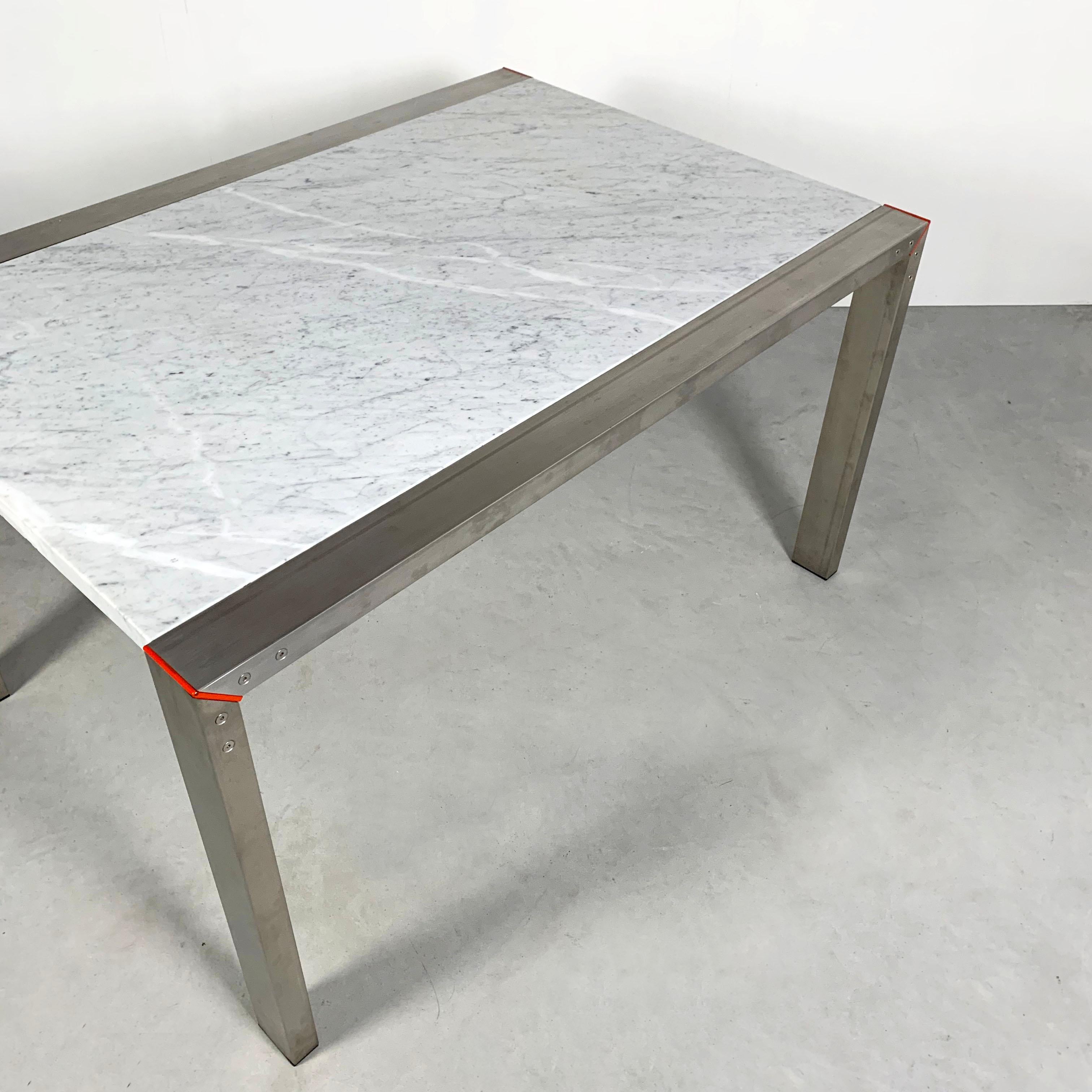 Italian Etra Marble Dining Table by Gae Aulenti for Snaidero, 1990s