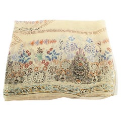 Etro Abstract Pattern Silk Sheer Scarf