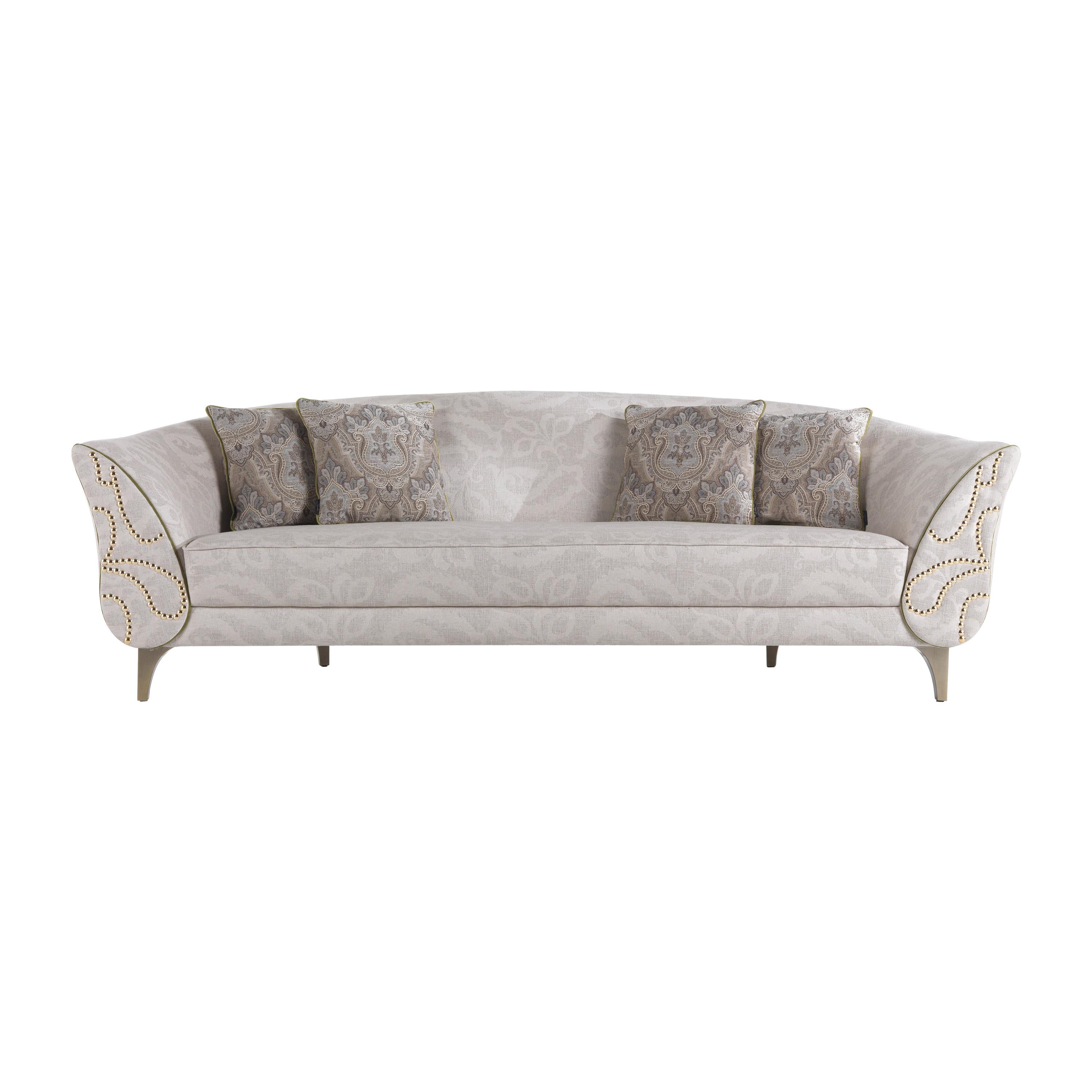 21st Century Agra 3-Seater Sofa in Fabric by Etro Home Interiors For Sale  at 1stDibs | agra sofa, home interiors agra, etro sofa