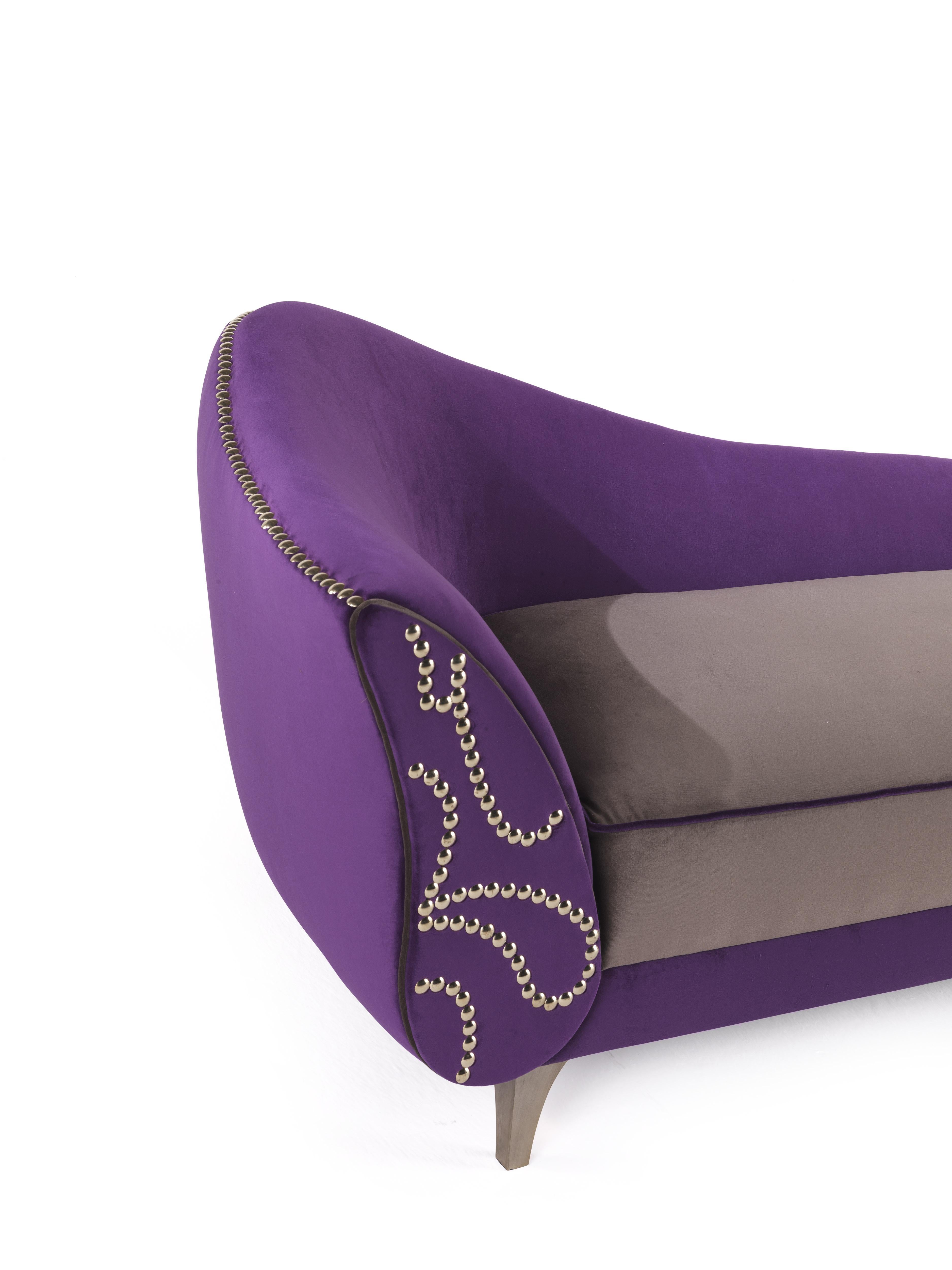 Modern 21st Century Agra Dormeuse in Velvet by Etro Home Interiors