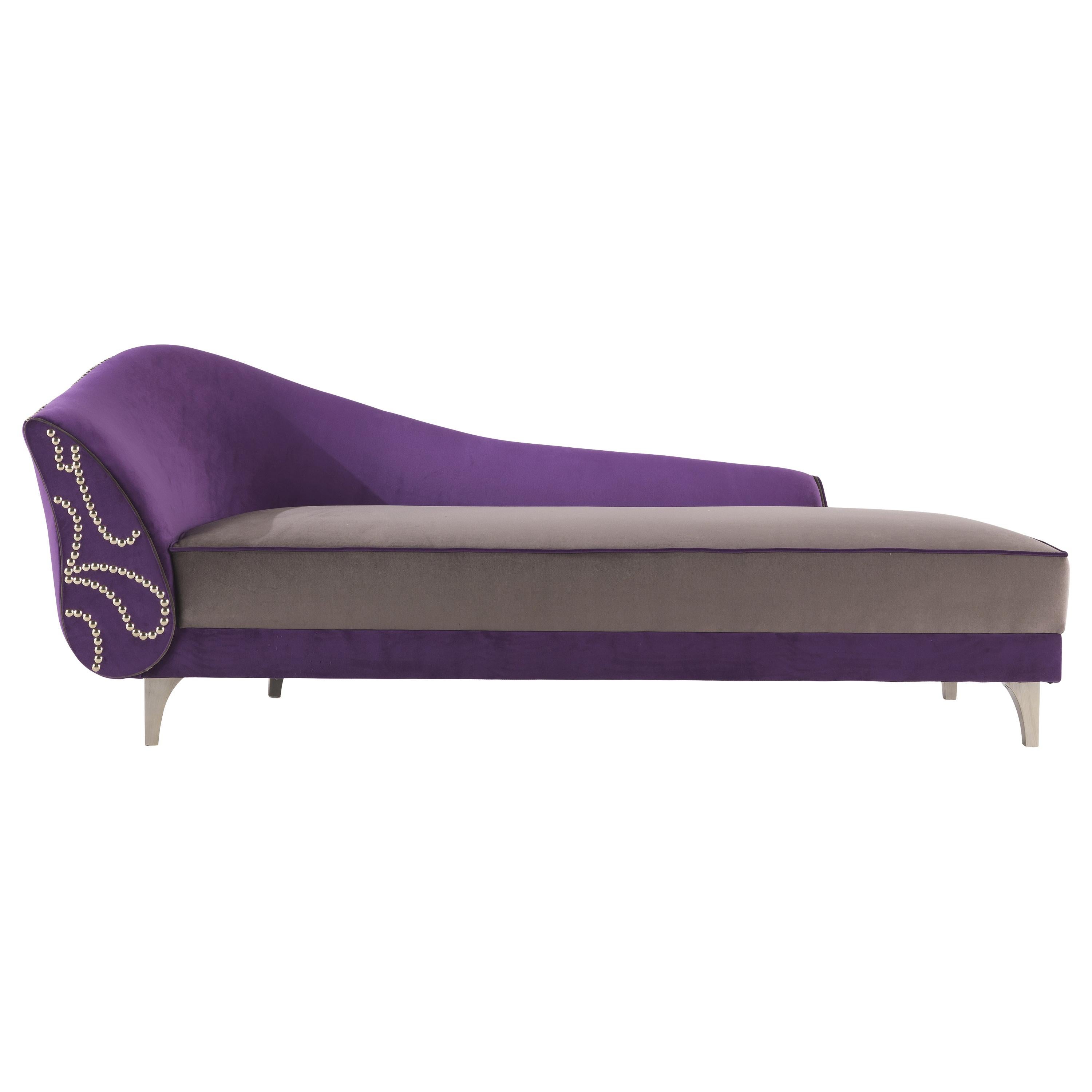 21st Century Agra Dormeuse in Velvet by Etro Home Interiors