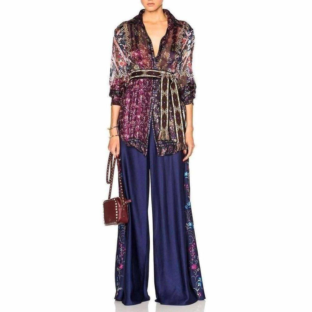 Nero Etro Alina - Camicia in seta IT 38 in vendita
