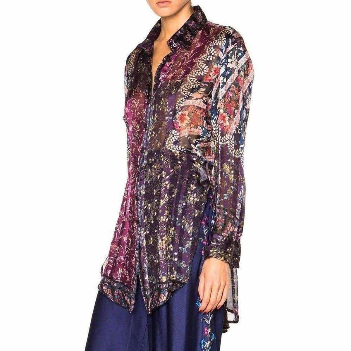 Donna Etro Alina - Camicia in seta IT 38 in vendita