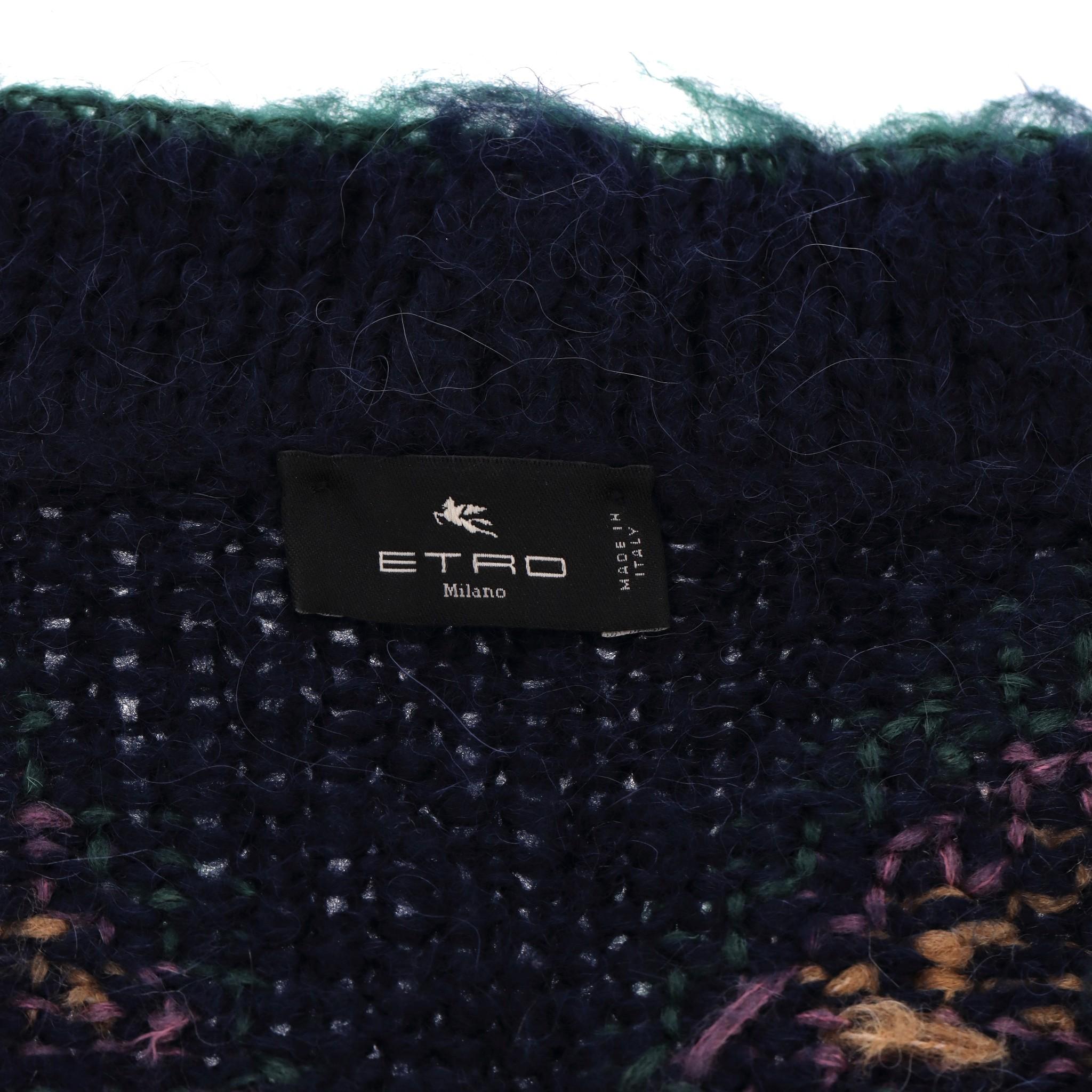 Etro Alpaca, Mohair & Wool Blend Cardigan 2