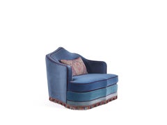 21st Century Amina Armchair in Velvet by Etro Home Interiors