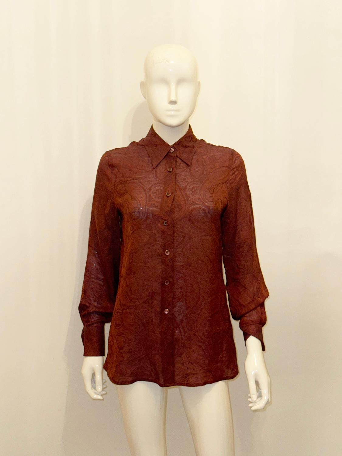 De las mujeres Blusa Etro Color Berenjena en venta