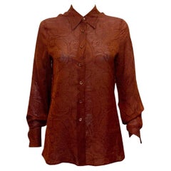Etro Aubergine Colour Blouse