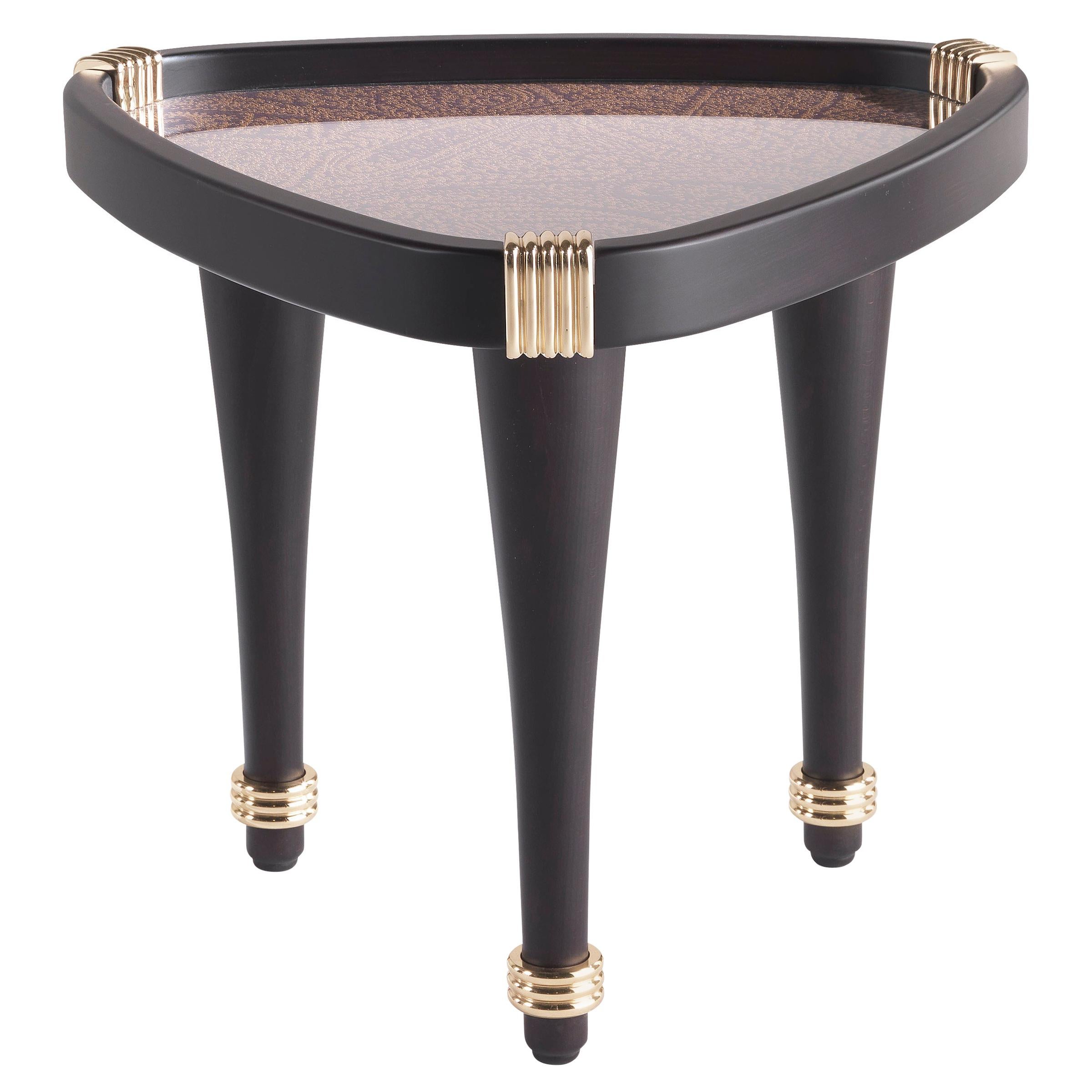 21st Century Axum Small Table in Wood and Glass by Etro Home Interiors For Sale