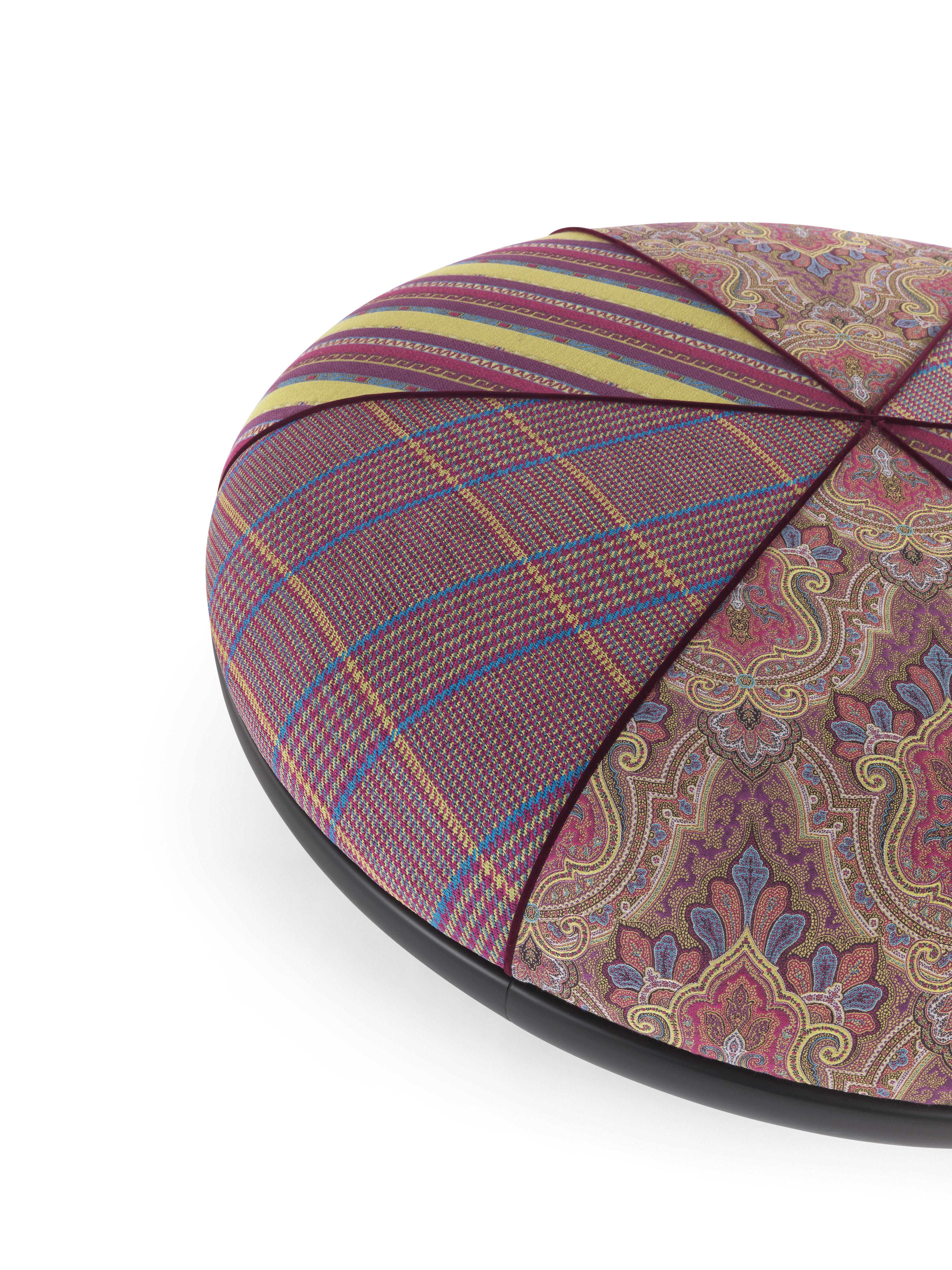 Modern 21st Century Bambara Pouf in Fabric by Etro Home Interiors