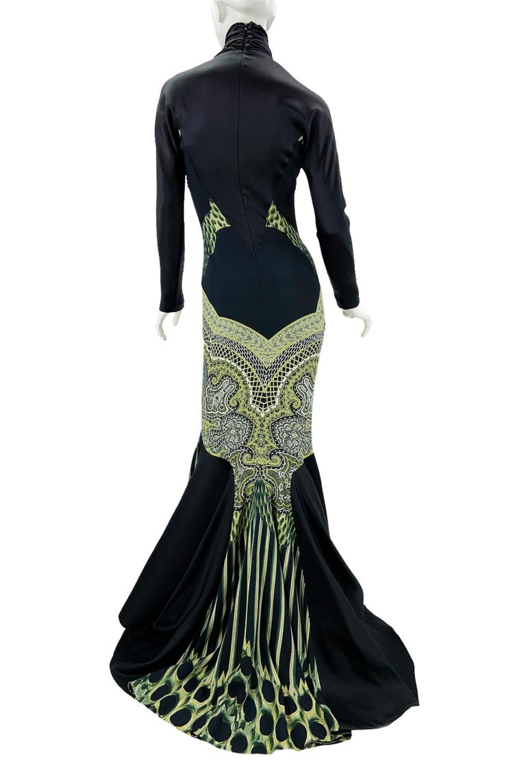 Etro Black Green Paisley Print Stretch Turtleneck Dress Gown Italian 40 For Sale at 1stDibs | turtleneck evening gown, turtleneck evening dress, floor length turtleneck dress Etro Black Green Paisley Print Stretch Turtleneck Dress Gown Italian 40 For Sale at 1stDibs | turtleneck evening gown, turtleneck evening dress, floor length turtleneck dress