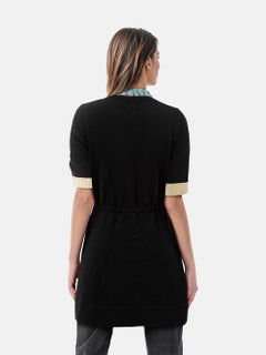 Etro Black Knitted V-Neck Cardigan Size S