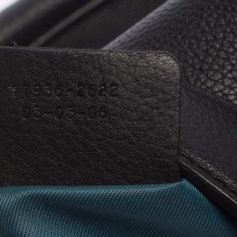 Etro Schwarze halbmondförmige Umhängetasche aus Leder 8