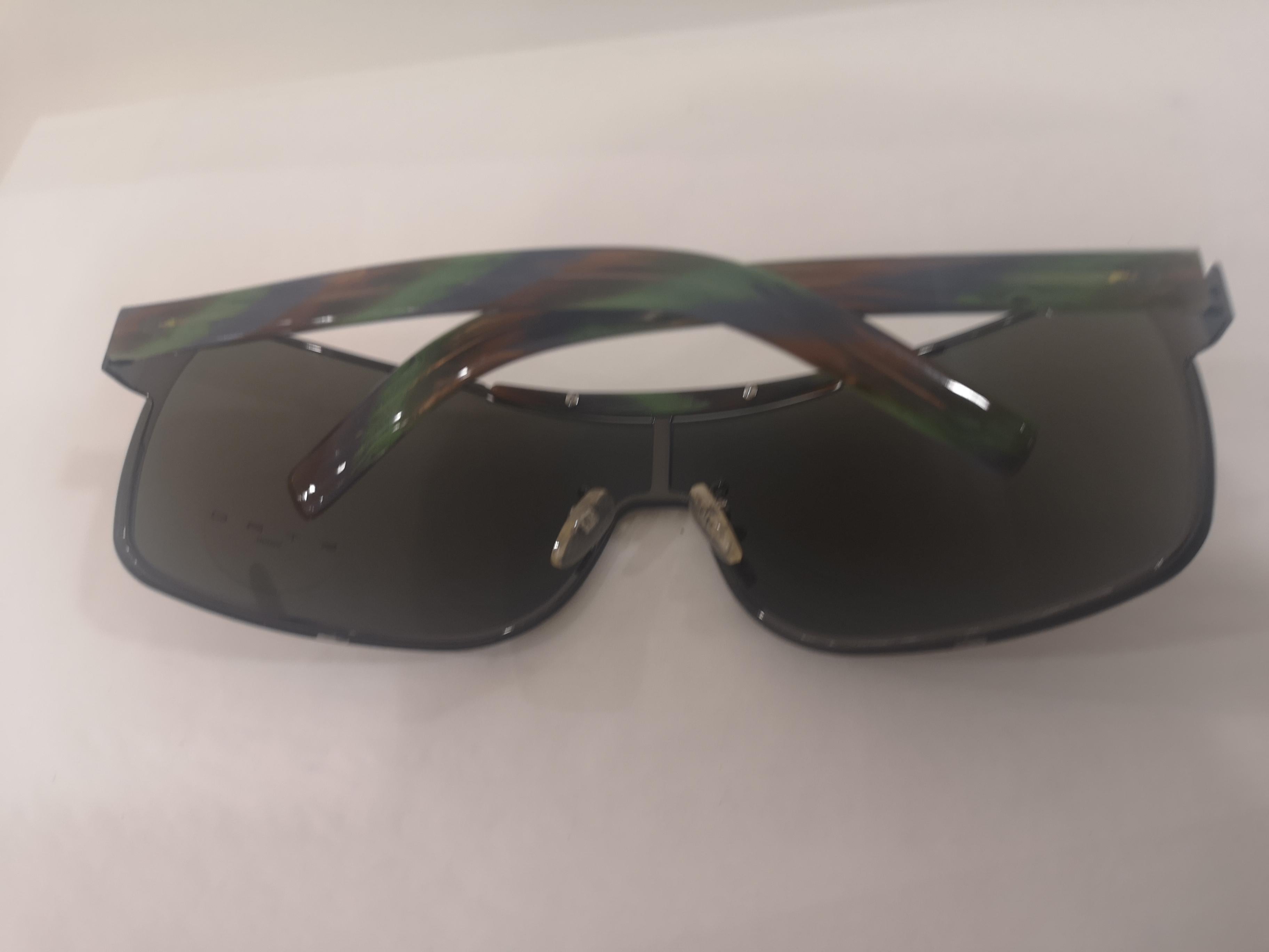 Etro black mask Sunglasses NWOT 4