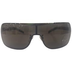 Etro black mask Sunglasses NWOT