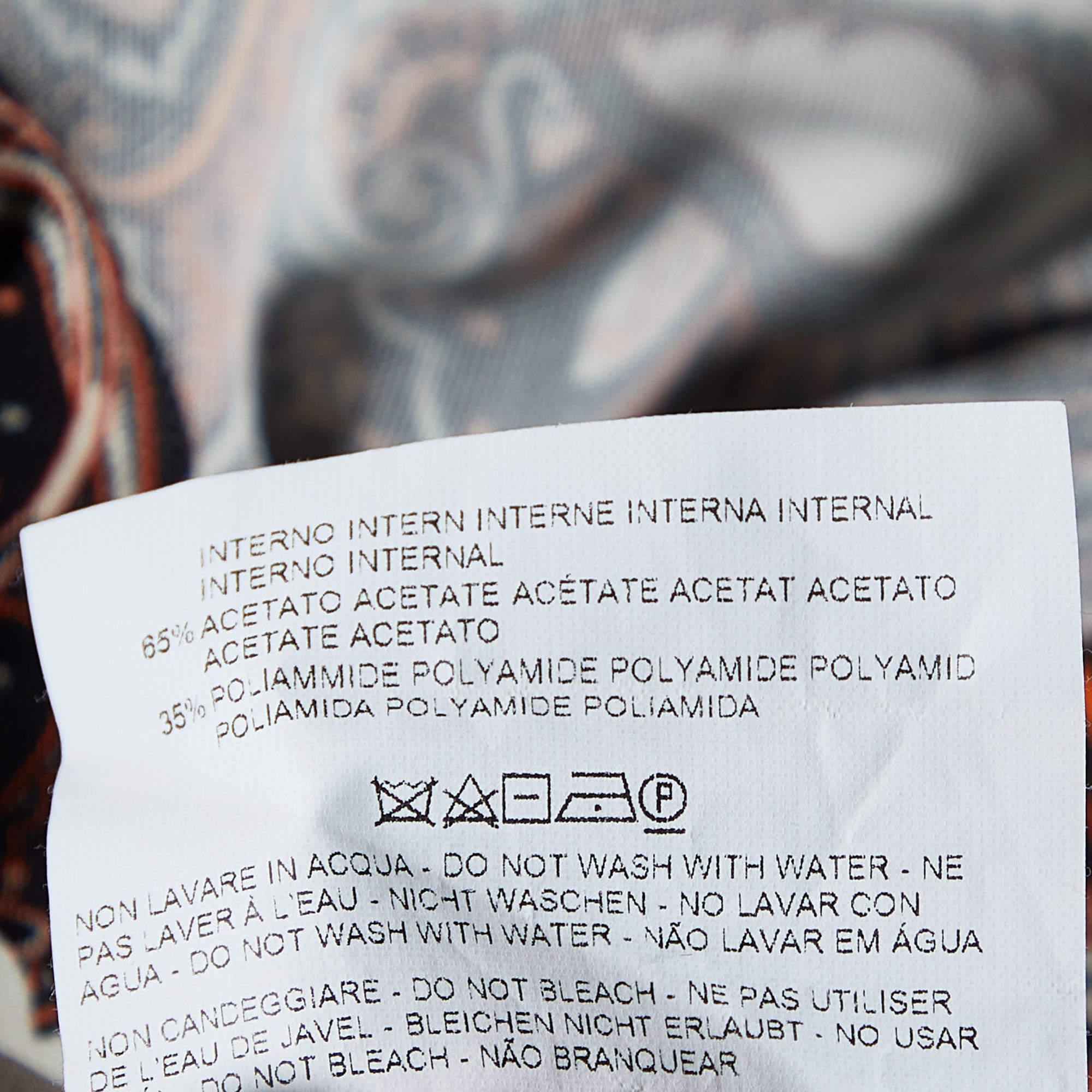 Nero Etro - Vestito midi in jersey con stampa Paisley nero e finta fascia L. in vendita
