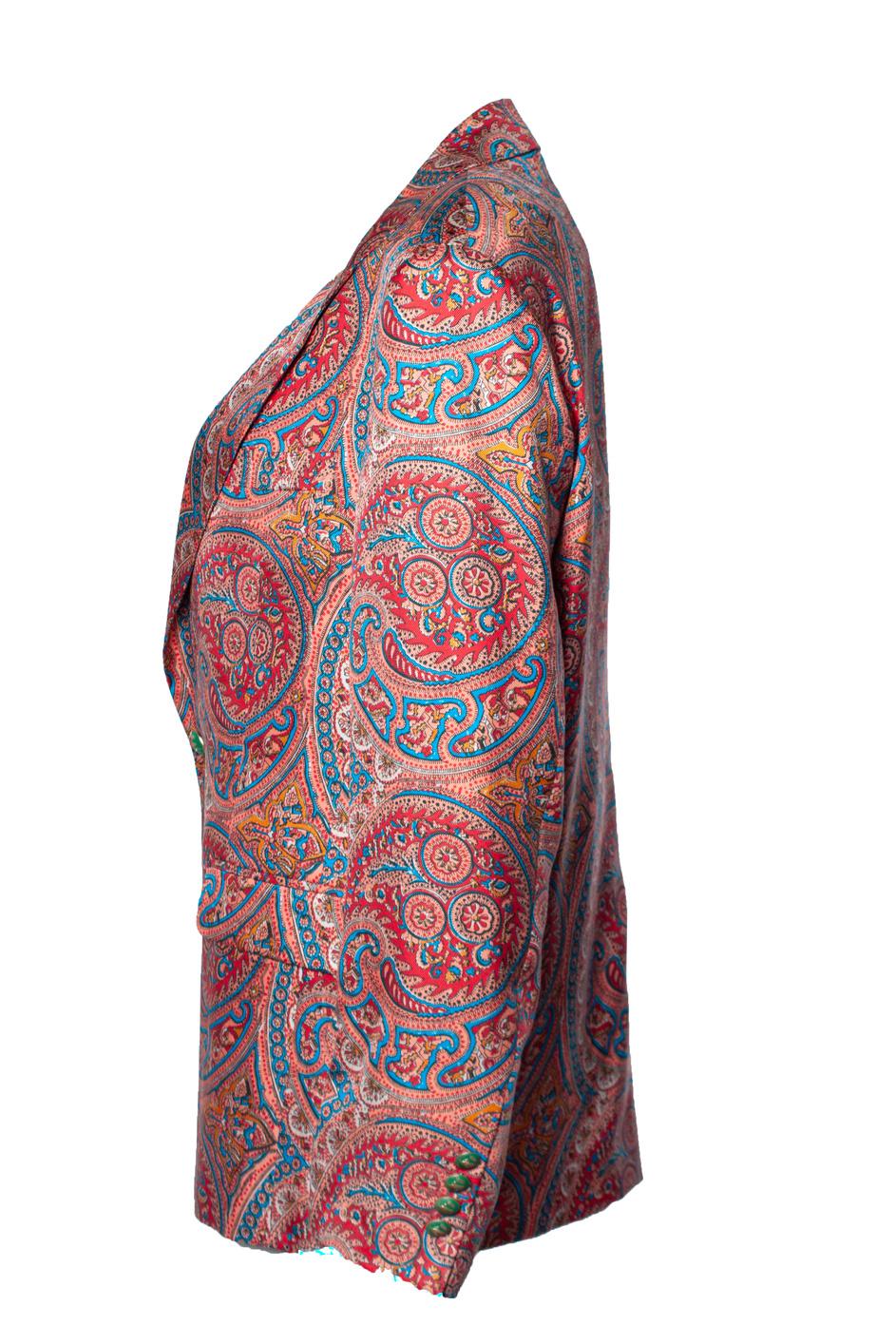 Etro, Blazer with paisley print In Excellent Condition For Sale In AMSTERDAM, NL