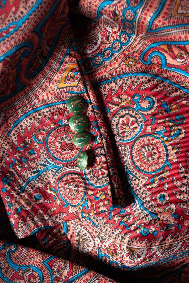 Etro, Blazer with paisley print For Sale 1