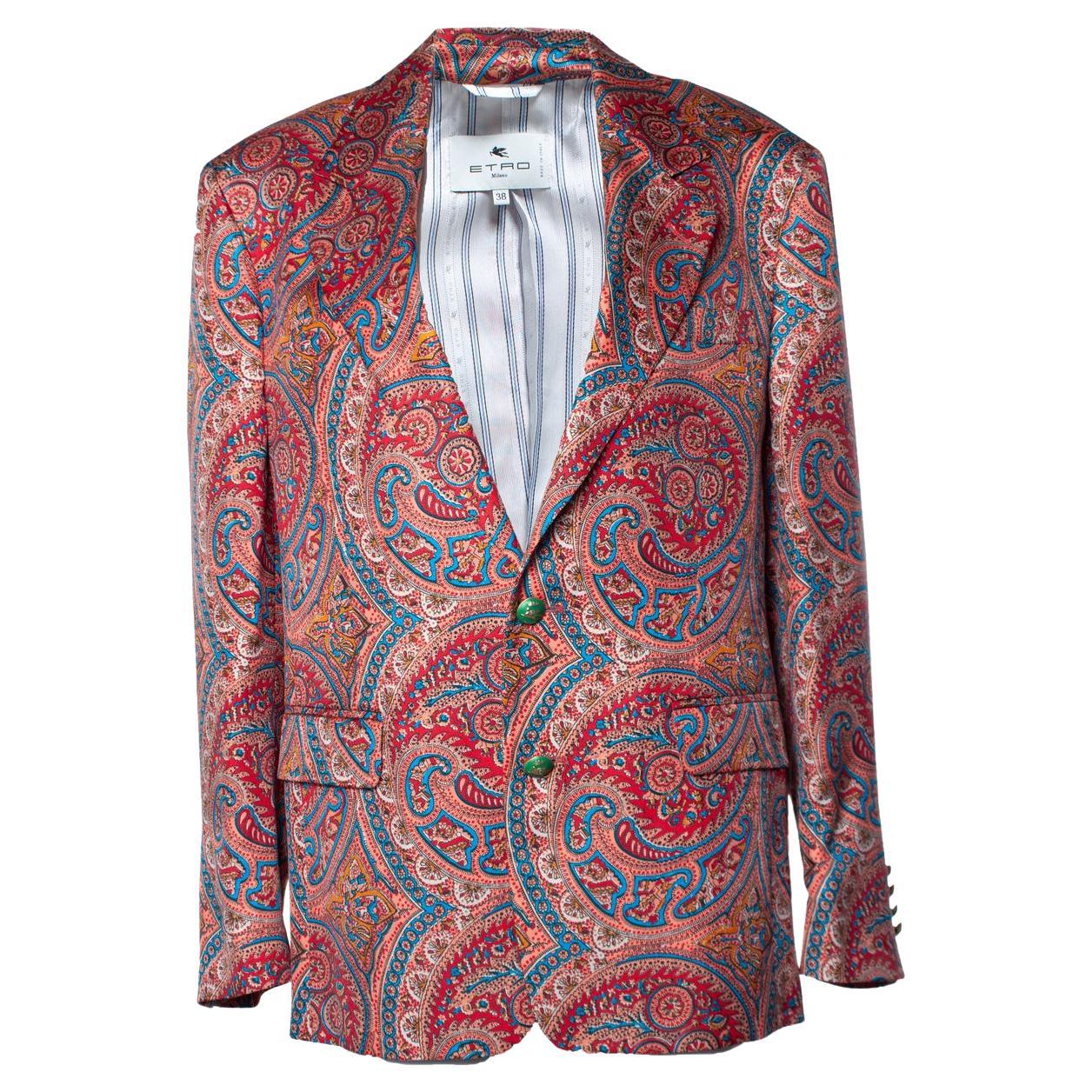 Etro, Blazer with paisley print For Sale