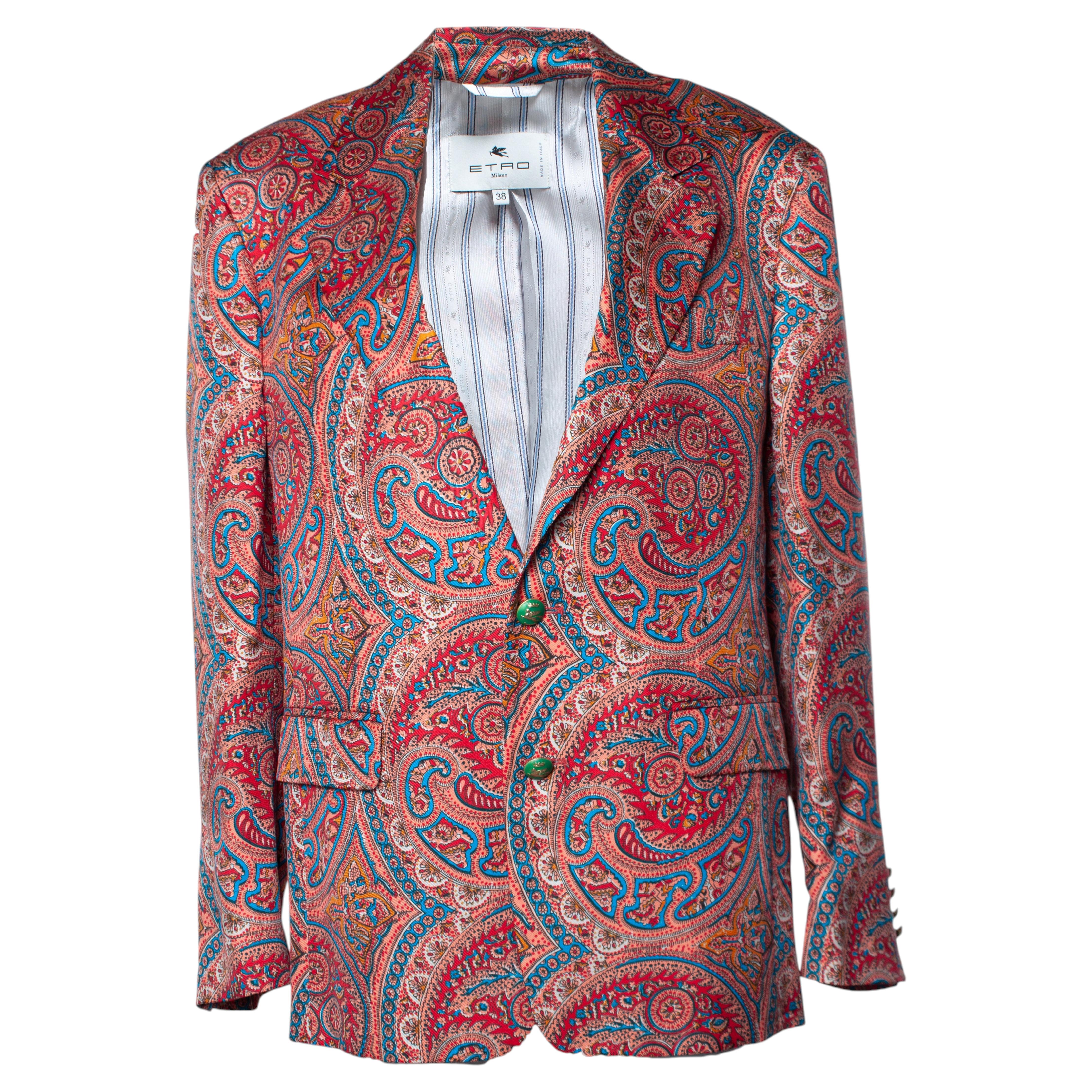 Etro, Blazer with paisley print