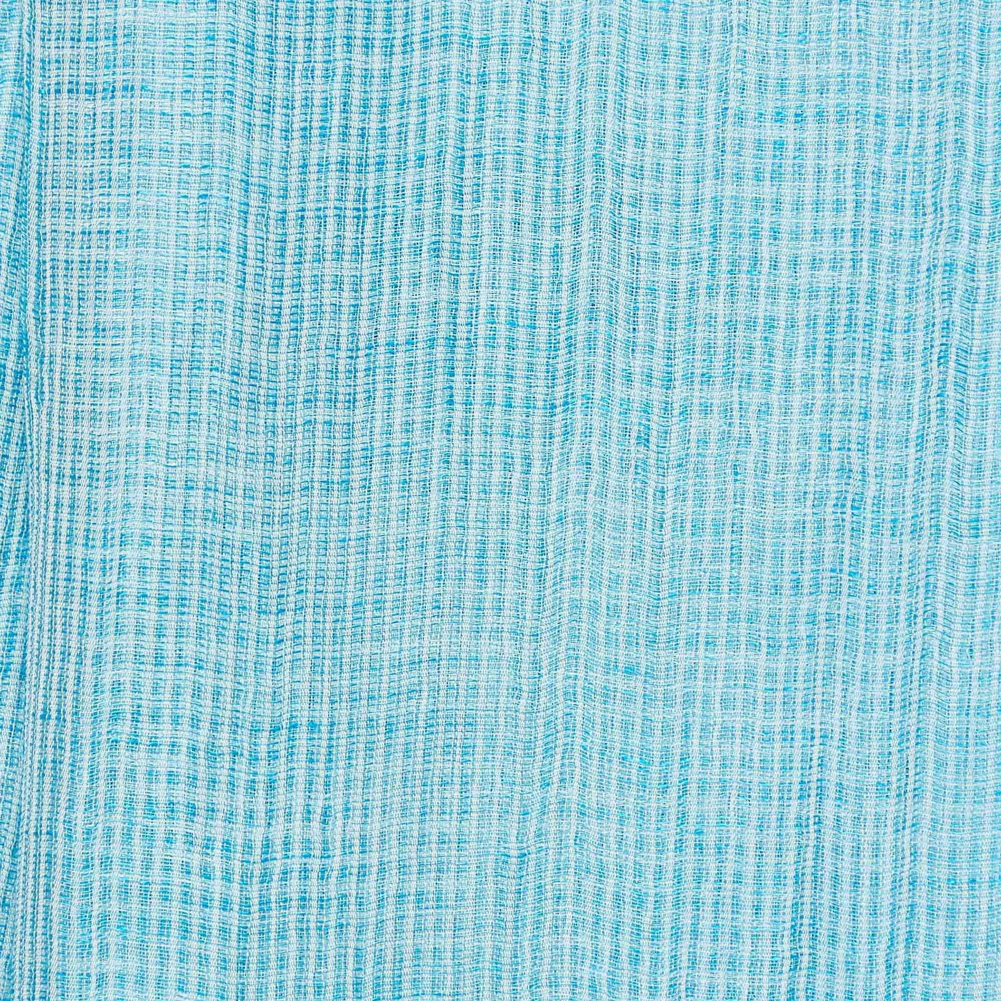 Etro Blue/Pink Linen & Cotton Stole In Good Condition For Sale In Dubai, Al Qouz 2