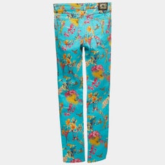 Etro Blue Print Denim Slim Fit Jeans M Waist 27"