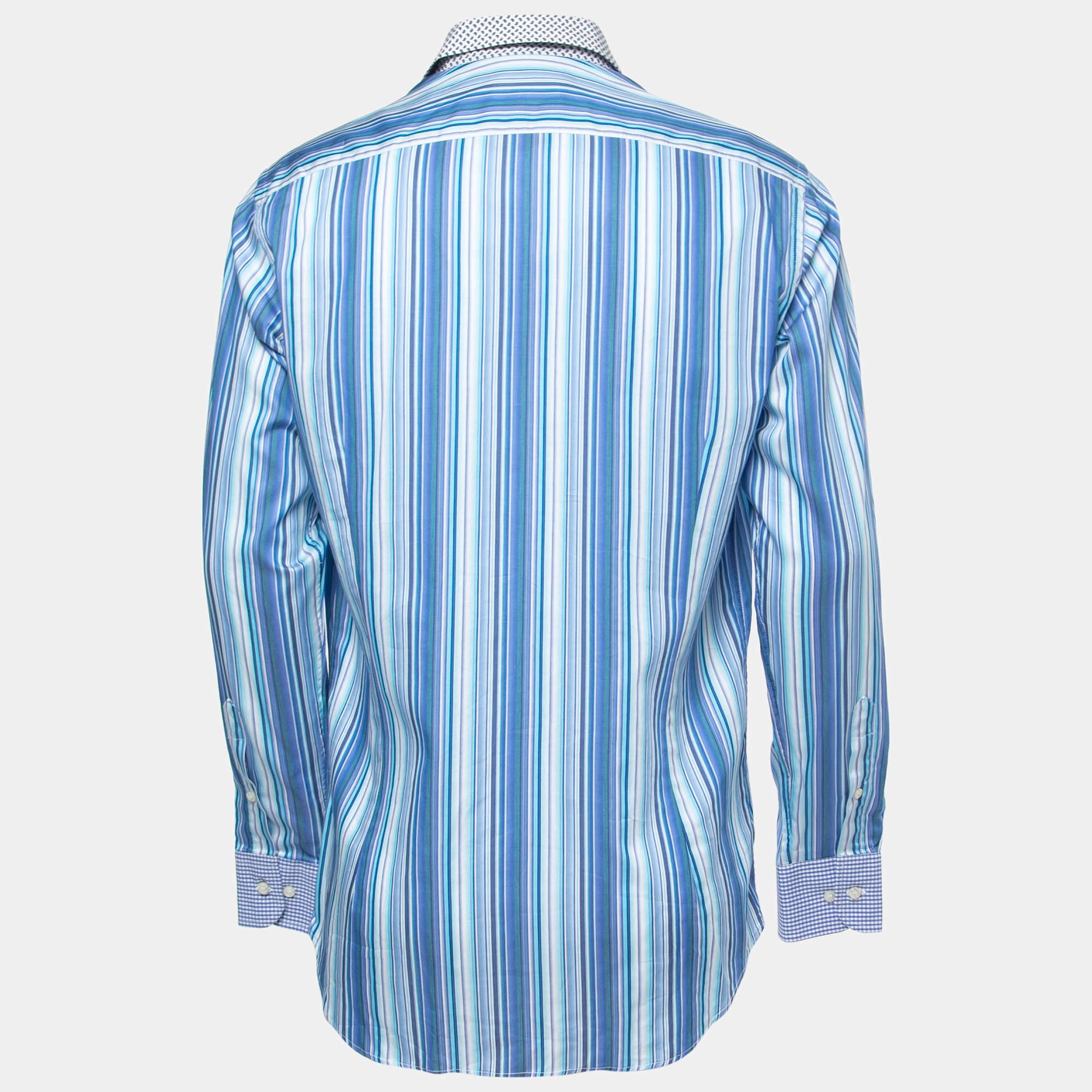 Shirts are an indispensable part of a wardrobe  so this brand brings you a creation that is both versatile and stylish. It has been tailored from quality material in a versatile shade. The shirt is detailed with signature elements and a comfortable